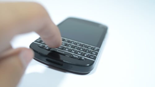 Typing on Phone