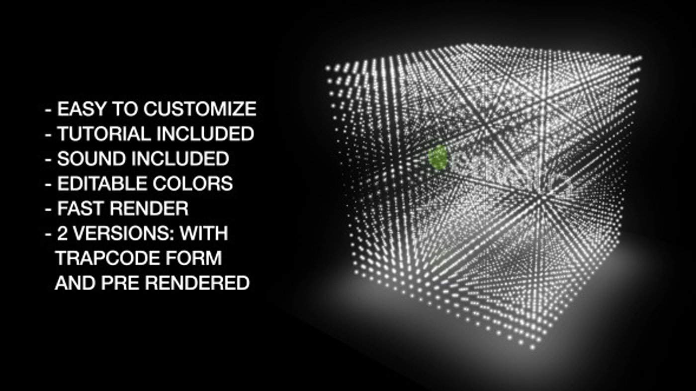 Abstract Light Grid Logo Reveal Animation, Logo Stings ft. audiovisual ...