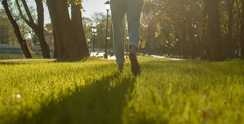 Running on Grass