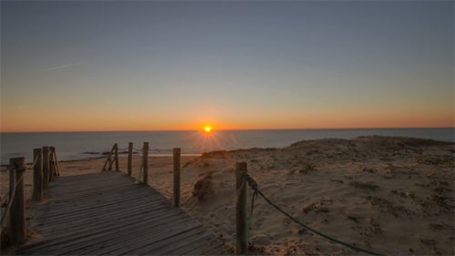 Puesta de sol Timelapse