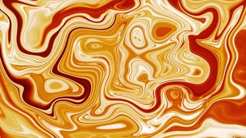 Abstract Fluid Liquid Marble Swirl Background Animation