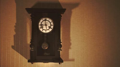 Vintage Clock On The Wall