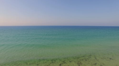 Aerial View From Flying Drone On Tarifa Area