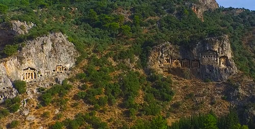 Lycian Tombs in Dalyan