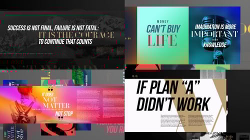 Dynamic Modern Text Reveal with Kinetic Typography Transitions