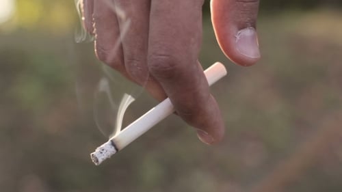 Cigarette In Hand