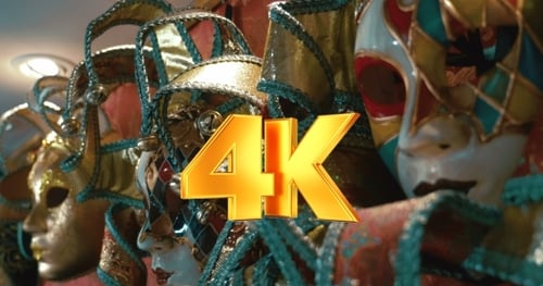 Colorful Venetian Masks for Sale