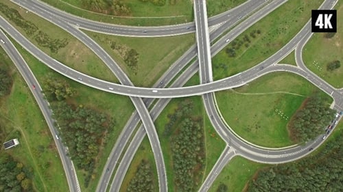 Roundabout Highway Interchange