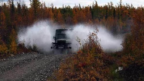 Truck Forces the River