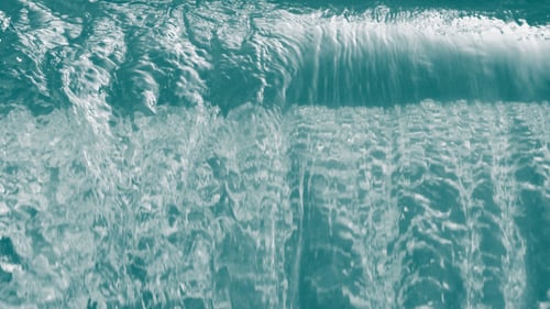 Clean, Clear Water Flowing Smoothly