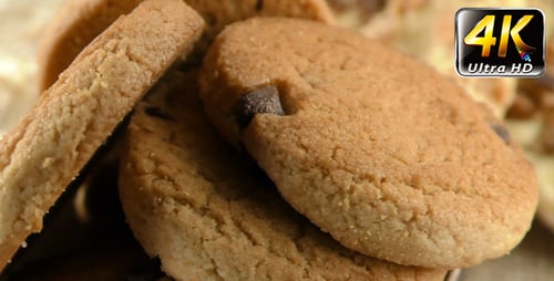 Delicious Cookies with Chocolate Chips and Almonds