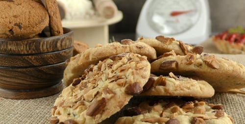 Variety of Freshly Baked Cookies and Treats Displayed