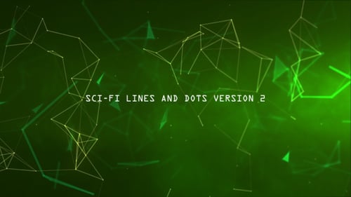 Abstract Technology Network Background Loop