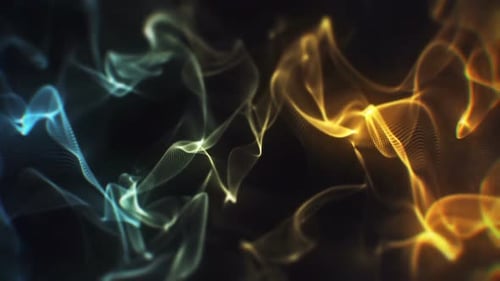 Abstract Fluid Particle Waves Background Loop