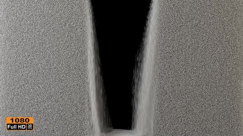 Fluid Sand Particle Transition Effect