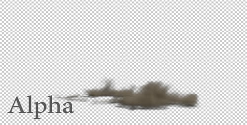 Animated Ground Dust Cloud Particle Effect