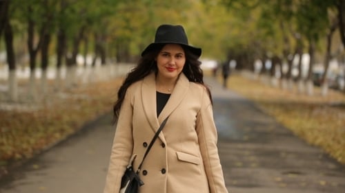 Girl Walk On The Alley