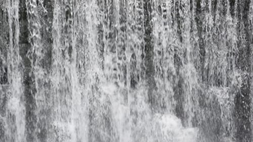 Cascading Waterfall Flows in Natural Environment
