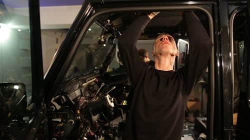 Man Engaged In Sound Insulation Of The Roof Of The