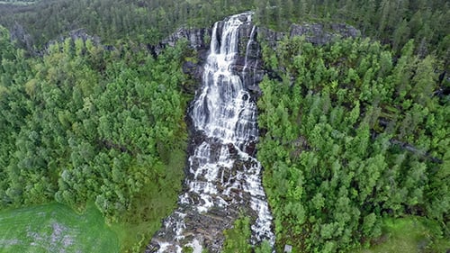 Tvindefossen Waterfall Norway