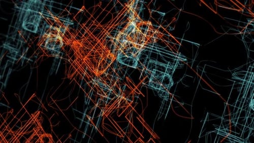 Visualization of Current Flow in an Electrical Network of Different Colors