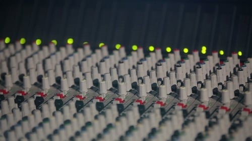 Professional Studio Equipment With Sound