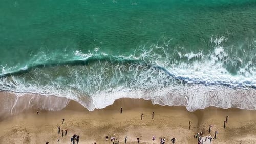 Texture of the sea and a beautiful day color