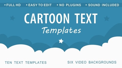Animated Text Reveals with Fun Cartoon Splashes