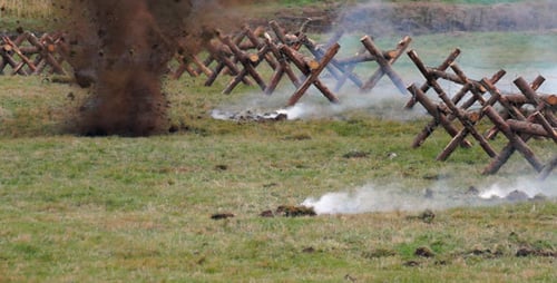 Guerra. Explosiones