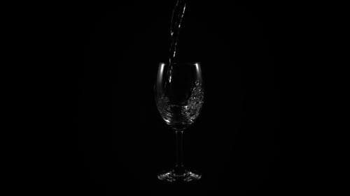 Pouring Water Drinking