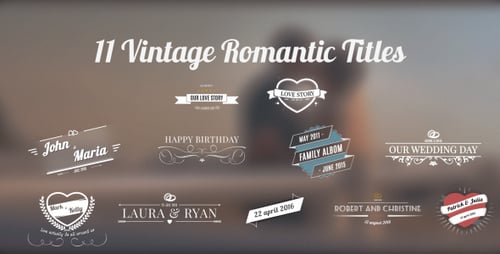 11 títulos románticos vintage