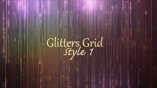 Shimmering Glitter Vertical Lines Background with Moving Stage Lights