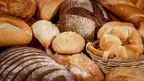 Assortment of Freshly Baked Bread Displayed