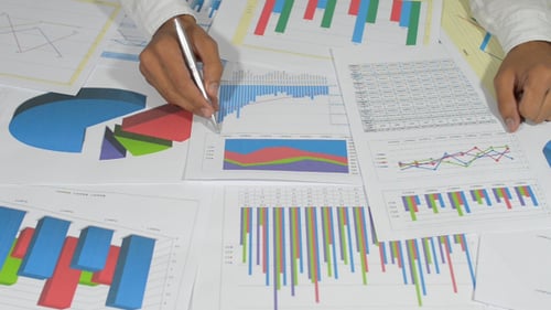 Analyzing Financial Data with Graphs and Charts