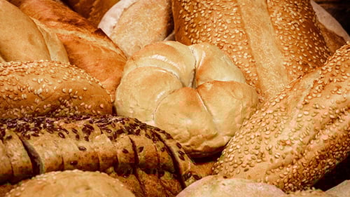 Variety of Delicious Golden-Brown Breads