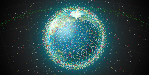 Satellites over earth loop