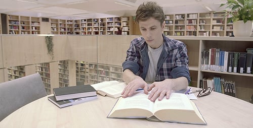 Working In A Library