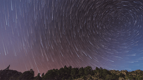 Timelapse-Sterne