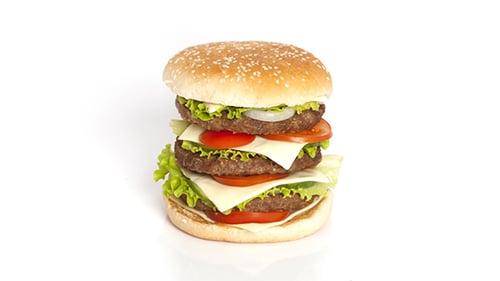 Construcción de hamburguesas