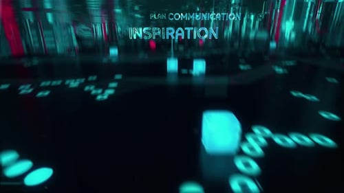 Futuristic Corporate Technology Business Strategy Title Animation