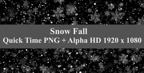 Winter Snowfall Background Animation