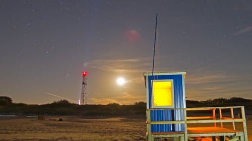 Lifeguard Hut On The Beach
