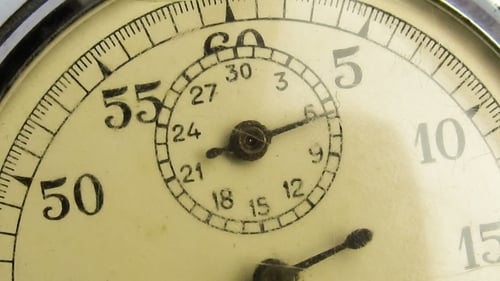 Cronómetro con esfera vintage