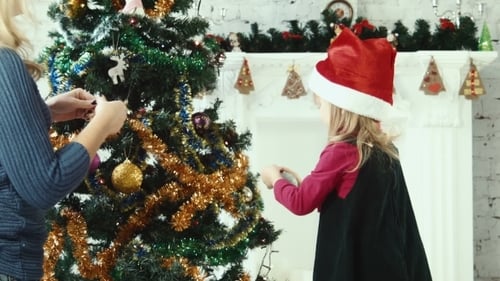 Decorating The Christmas Tree