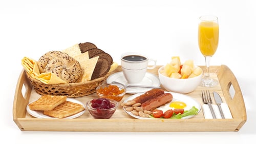 Time Lapse Video of Breakfast on a Tray