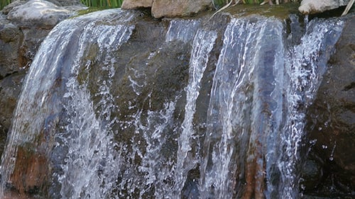 Waterfall in a Stones