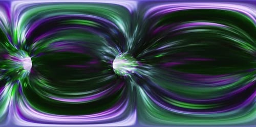 Boucle de vortex de couleurs abstraites VR à 360°