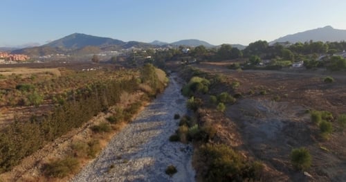 Aerial View, Flight Over Dry River