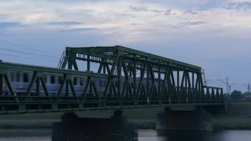 Bridge Across The River Electric Locomotive Pulls