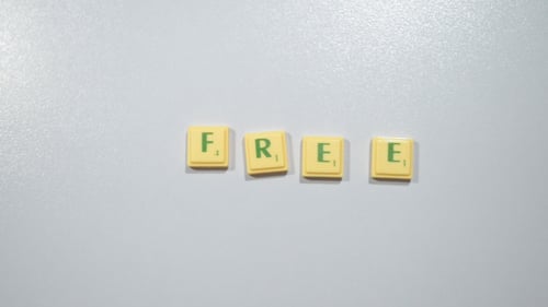Scrabble Tiles Spell Word Free